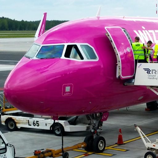 Wizzair galamērķi no Rīgas